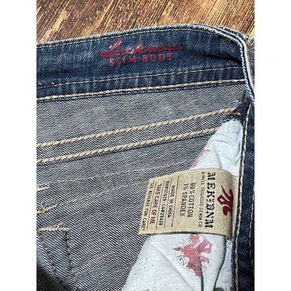 Mek Dnm LuckNow Slim Boot Jeans size 28W 34L - Picture 3 of 4